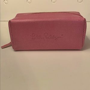 NWOT Lilly Pulitzer light pink glasses case (hard cover)